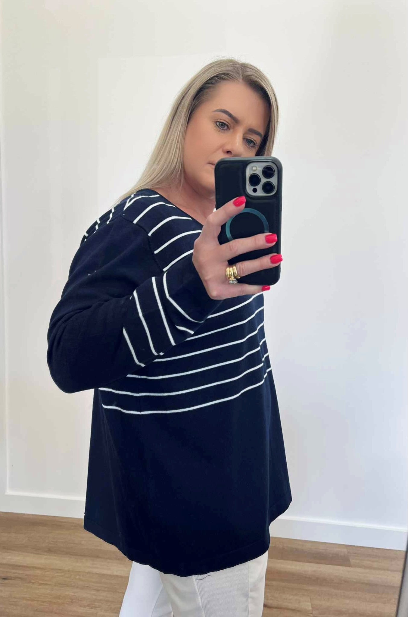 Jayne Button Back Knit