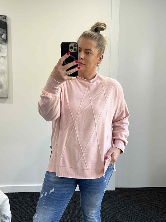 Penny Side Button Knit