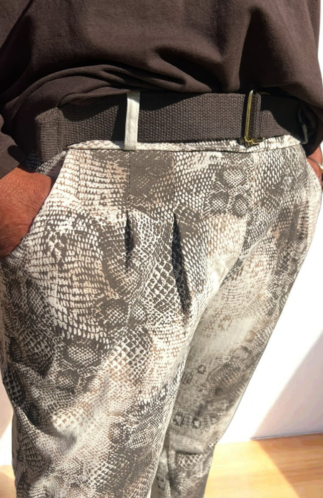 Betsy Belted Snake Pant