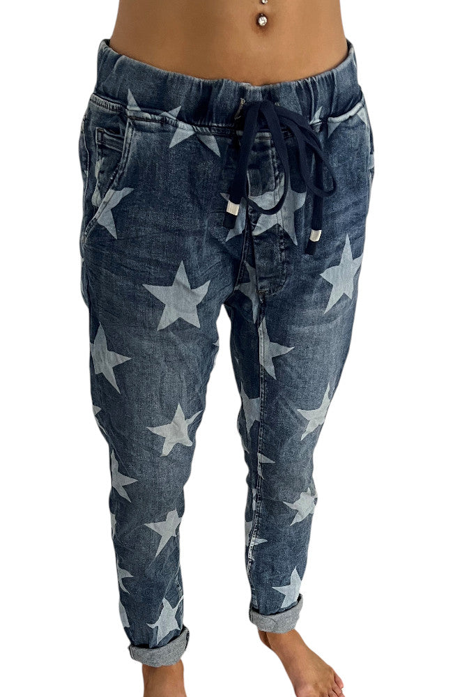 Millie Star Denim Joggers