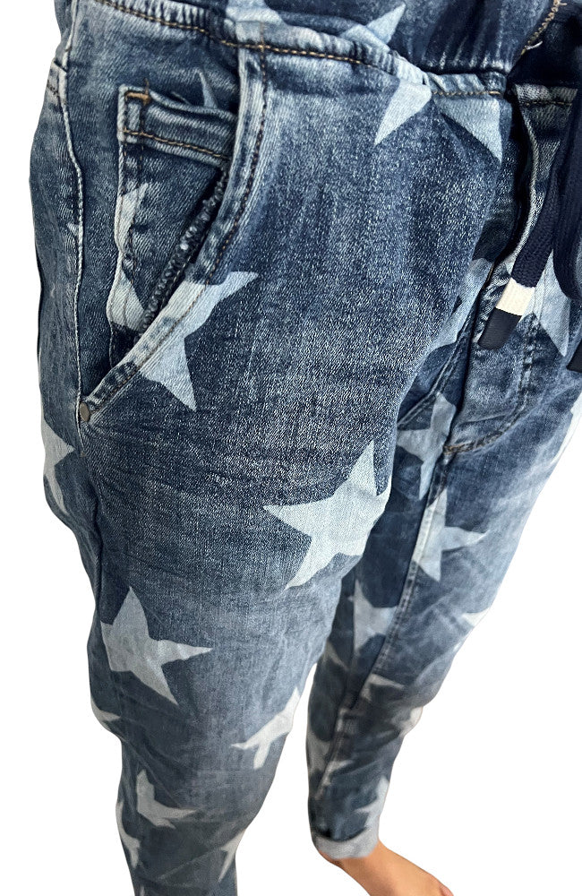 Millie Star Denim Joggers