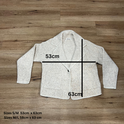 Stevie Blanket Stitch Knit Jacket