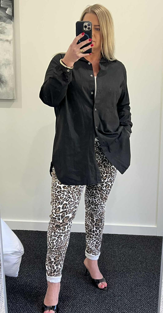 Lucy Longline Stretch Shirt