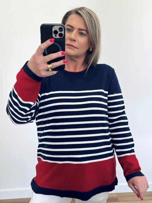 Shona Multi Stripe Knit