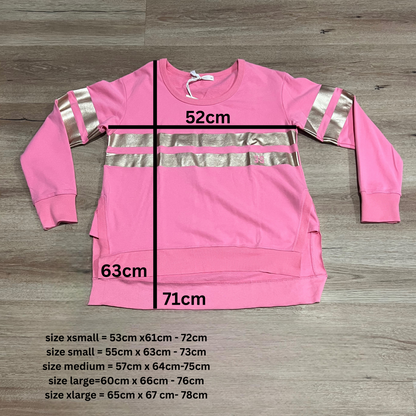 Theresa Two Stripe Sweatshirt