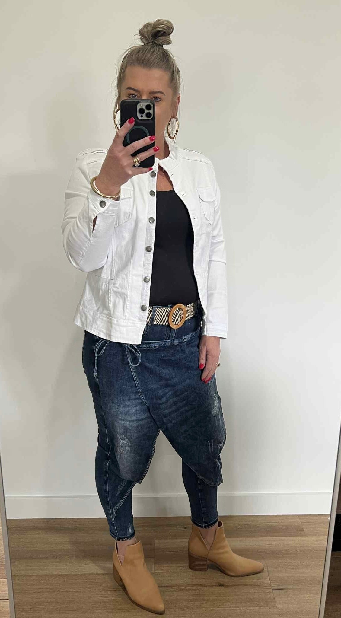 Winona Wrap Front Jeans